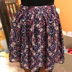 Patterned skirt
